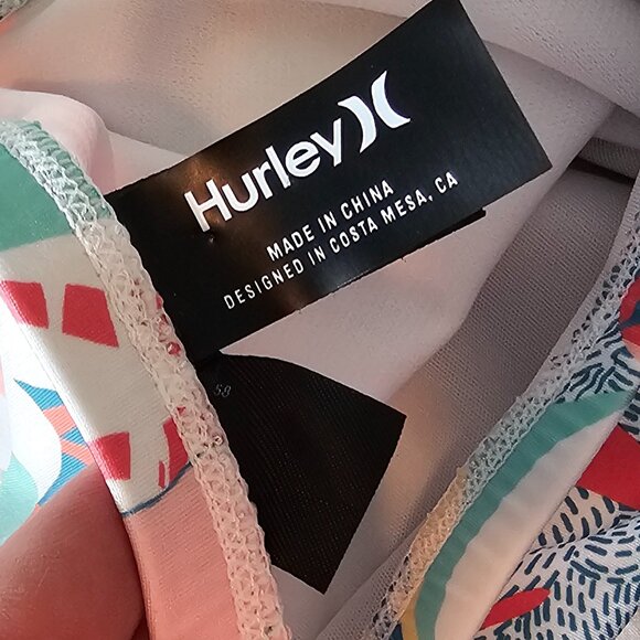 Hurley 1X Bikini Swimsuit Bottoms Floral - Picture 5 of 7